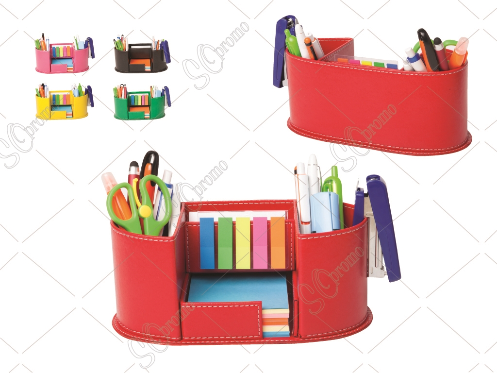 Red Leather Penholder